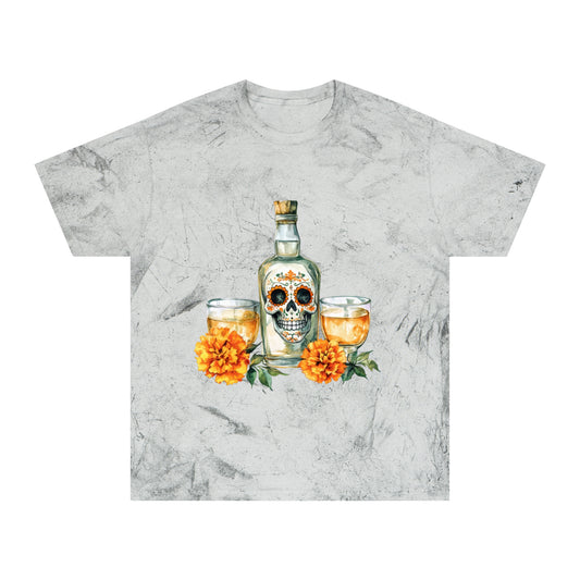 Colorful Day of the Dead T-Shirt, Unisex Tee for Celebrations, Festive Apparel, Halloween, Dia de los Muertos, Casual Wear