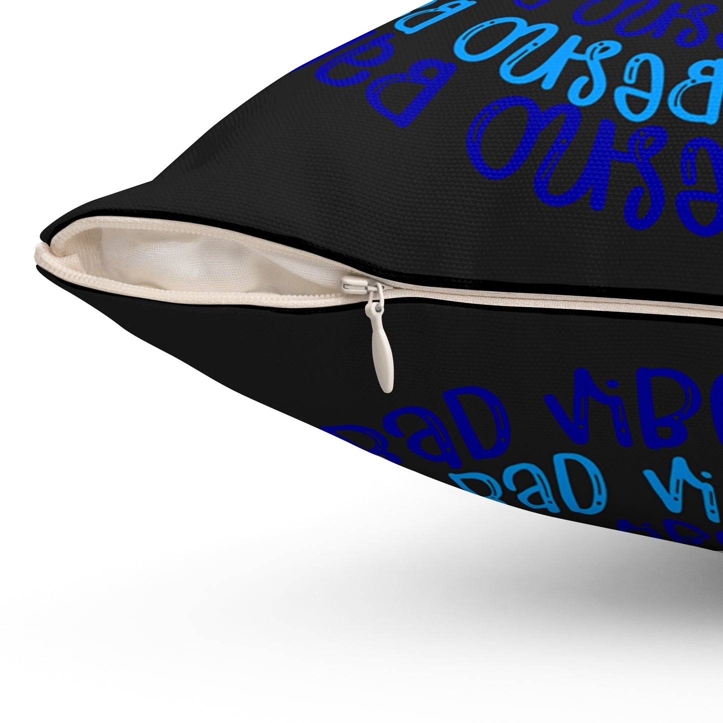 No Bad Vibes Protection Pillow, Gift, Home Decor, Throw Pillow, Cozy Cushion, Living Room Accessory, Family Room Pillow