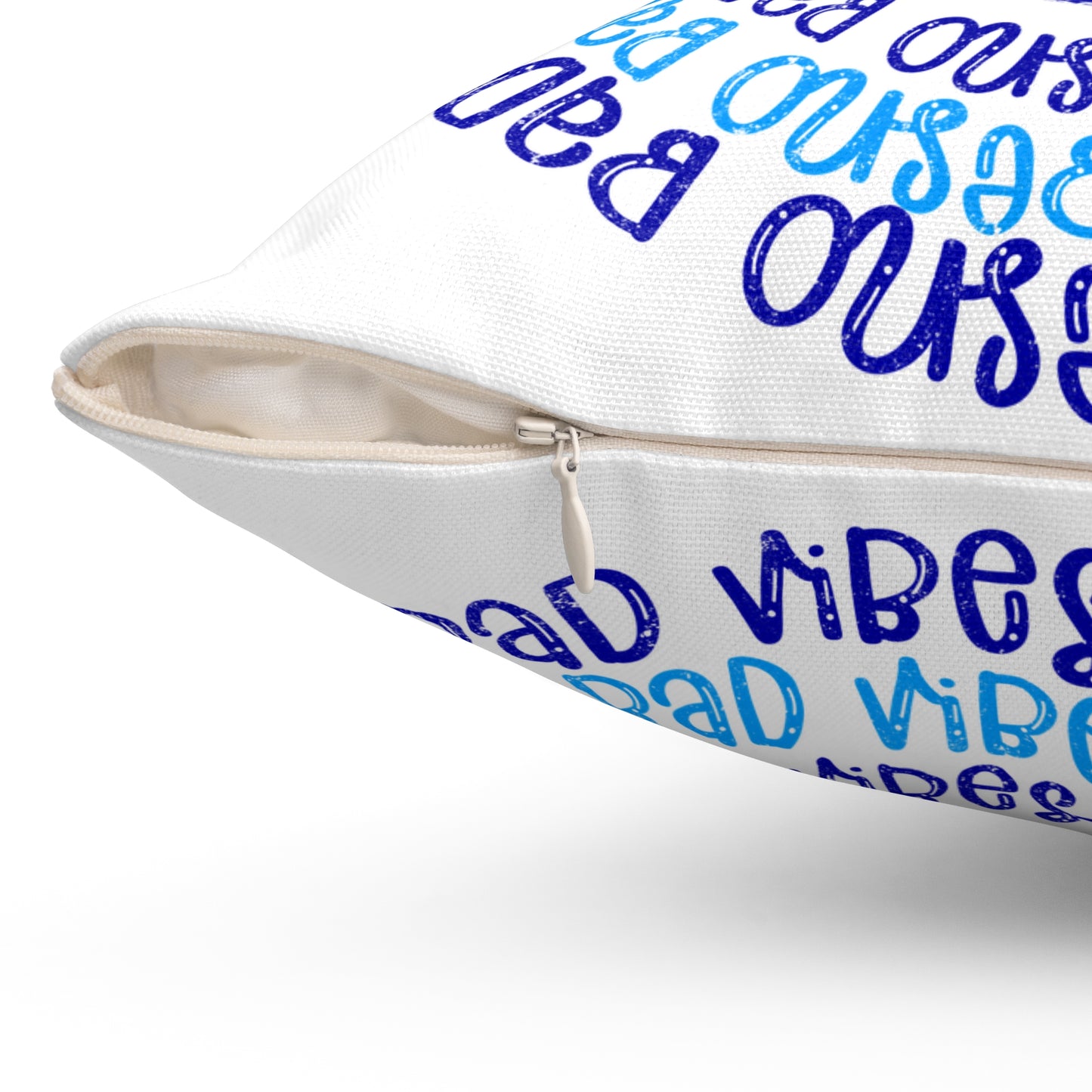 No Bad Vibes Protection Pillow, Gift, Home Decor, Throw Pillow, Cozy Cushion, Living Room Accessory, Family Room Pillow