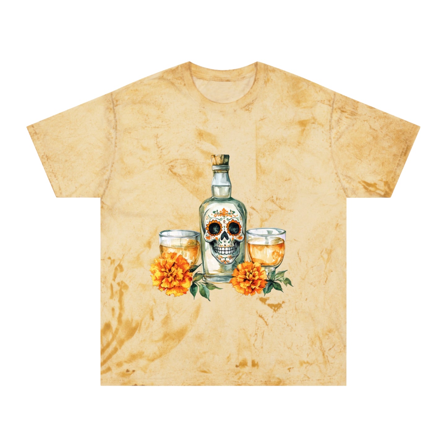Colorful Day of the Dead T-Shirt, Unisex Tee for Celebrations, Festive Apparel, Halloween, Dia de los Muertos, Casual Wear