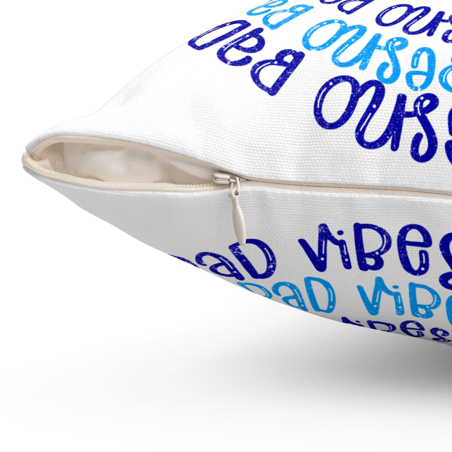 No Bad Vibes Protection Pillow, Gift, Home Decor, Throw Pillow, Cozy Cushion, Living Room Accessory, Family Room Pillow