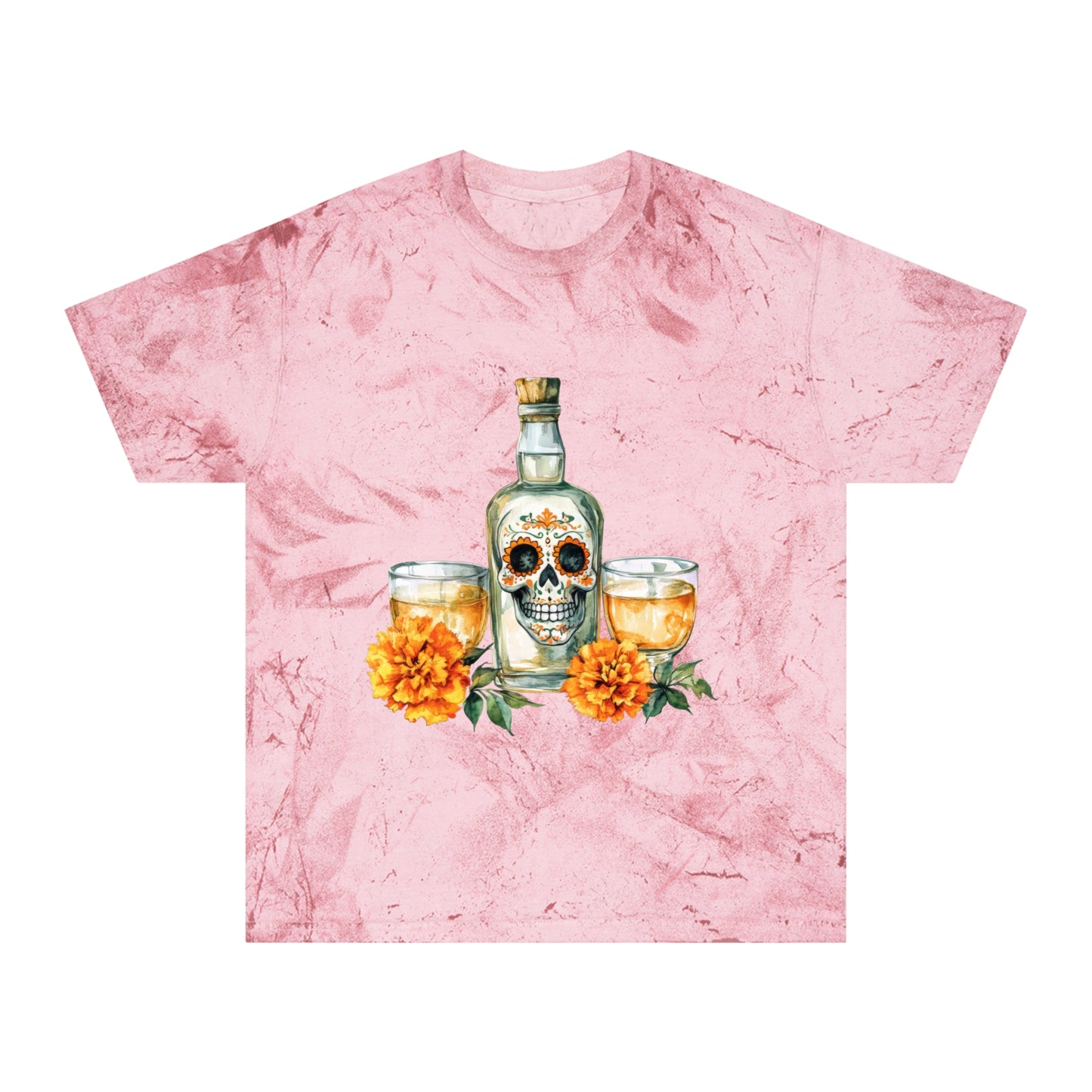 Colorful Day of the Dead T-Shirt, Unisex Tee for Celebrations, Festive Apparel, Halloween, Dia de los Muertos, Casual Wear
