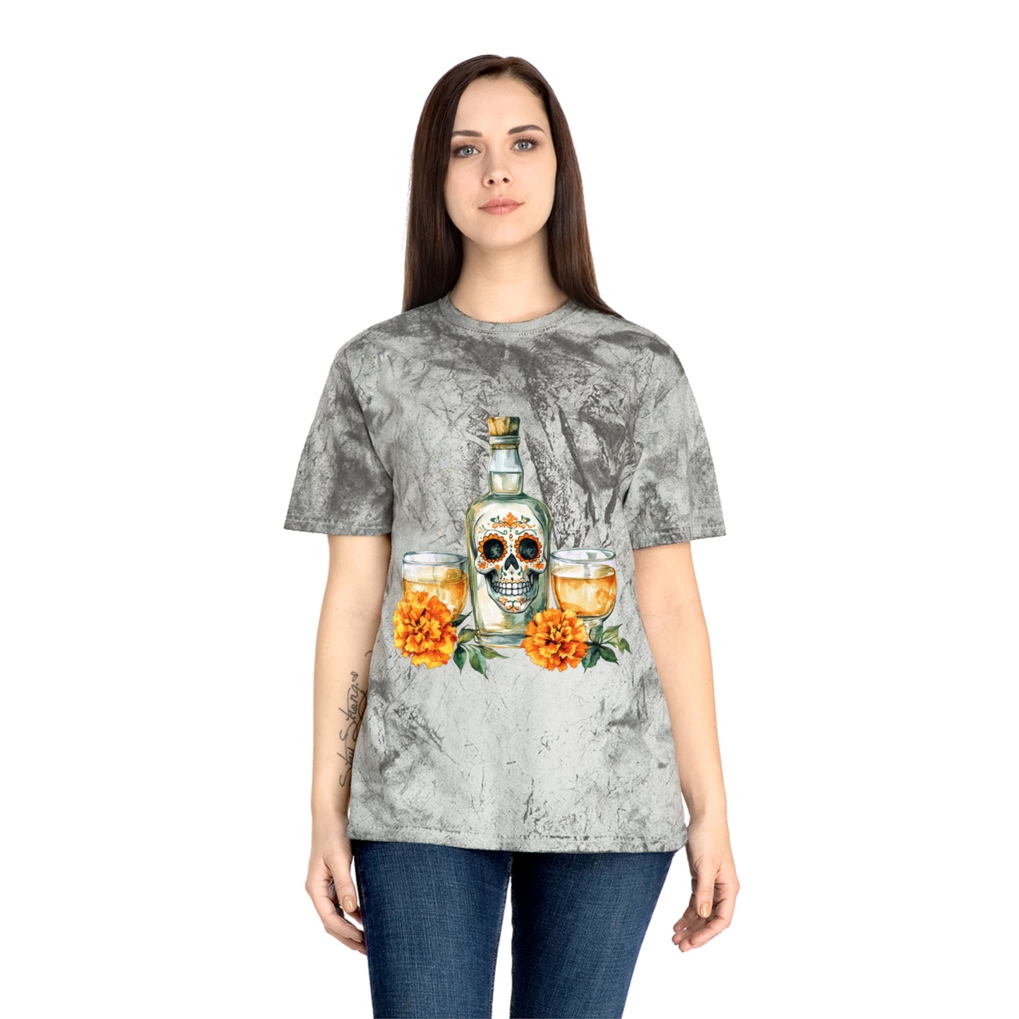 Colorful Day of the Dead T-Shirt, Unisex Tee for Celebrations, Festive Apparel, Halloween, Dia de los Muertos, Casual Wear
