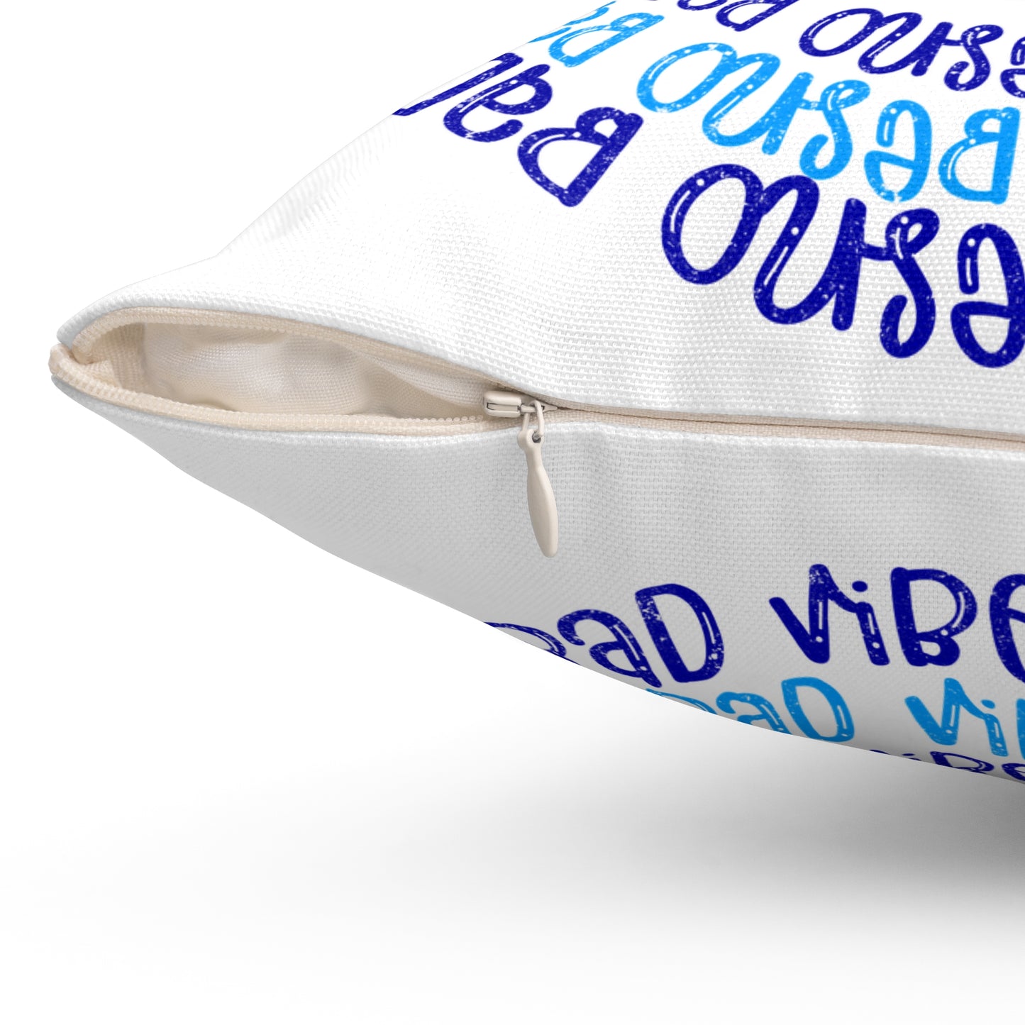 No Bad Vibes Protection Pillow, Gift, Home Decor, Throw Pillow, Cozy Cushion, Living Room Accessory, Family Room Pillow