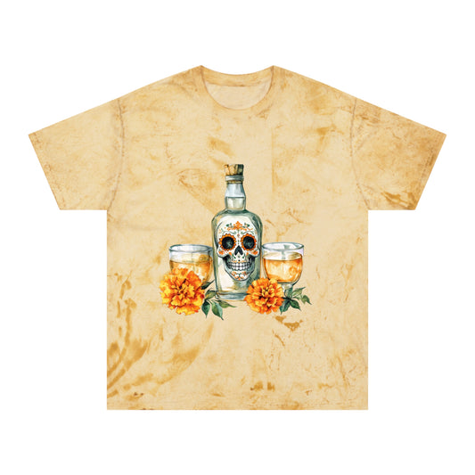Colorful Day of the Dead T-Shirt, Unisex Tee for Celebrations, Festive Apparel, Halloween, Dia de los Muertos, Casual Wear