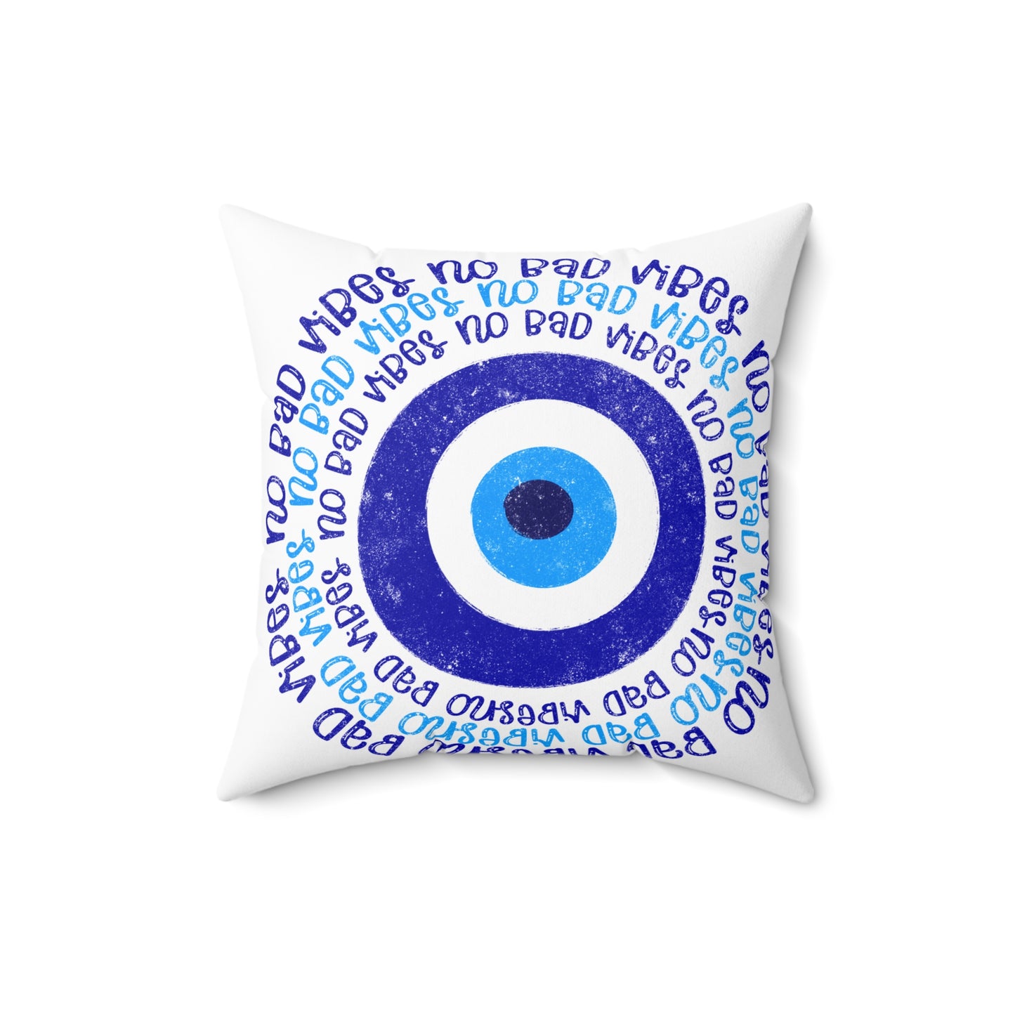 No Bad Vibes Protection Pillow, Gift, Home Decor, Throw Pillow, Cozy Cushion, Living Room Accessory, Family Room Pillow